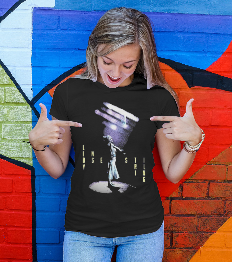 Lindsey Stirling Energetic Stage Performance With Spotlight T-Shirt