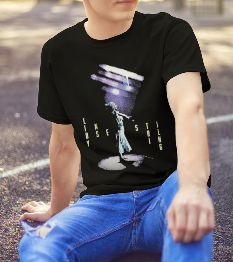 Lindsey Stirling Energetic Stage Performance With Spotlight T-Shirt
