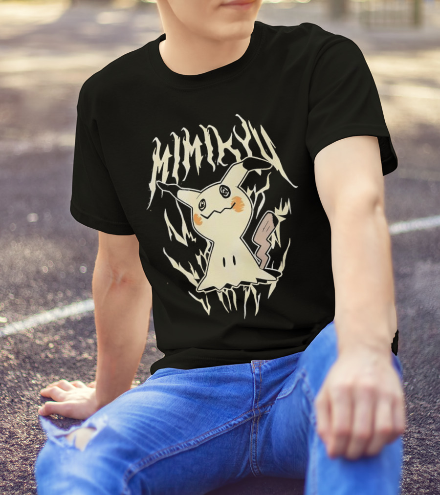 Mimikyu Pokémon Character Creepy Ghostly Appearance T-Shirt