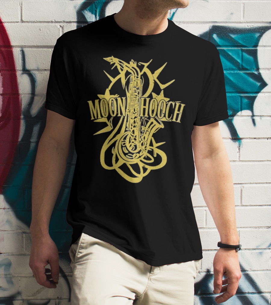 Moon Hooch Saxophone Burst Yellow Graphic T-Shirt