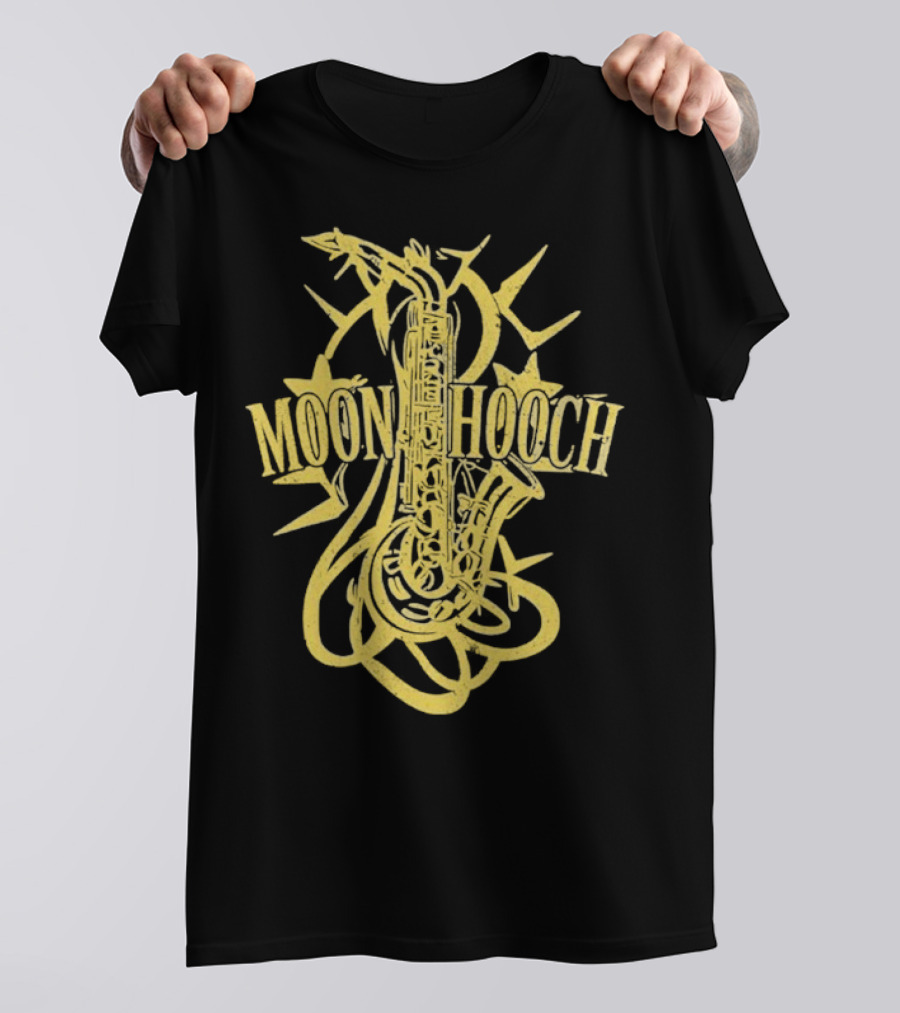Moon Hooch Saxophone Burst Yellow Graphic T-Shirt