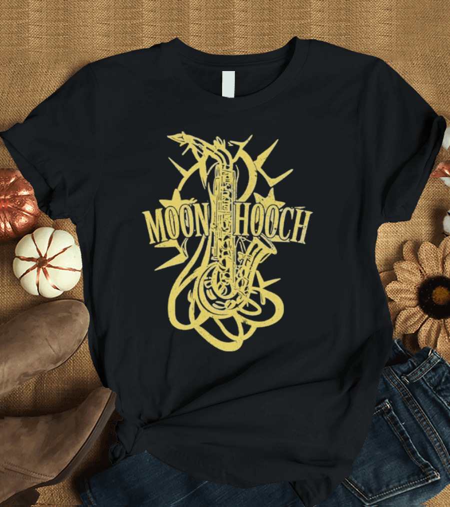 Moon Hooch Saxophone Burst Yellow Graphic T-Shirt
