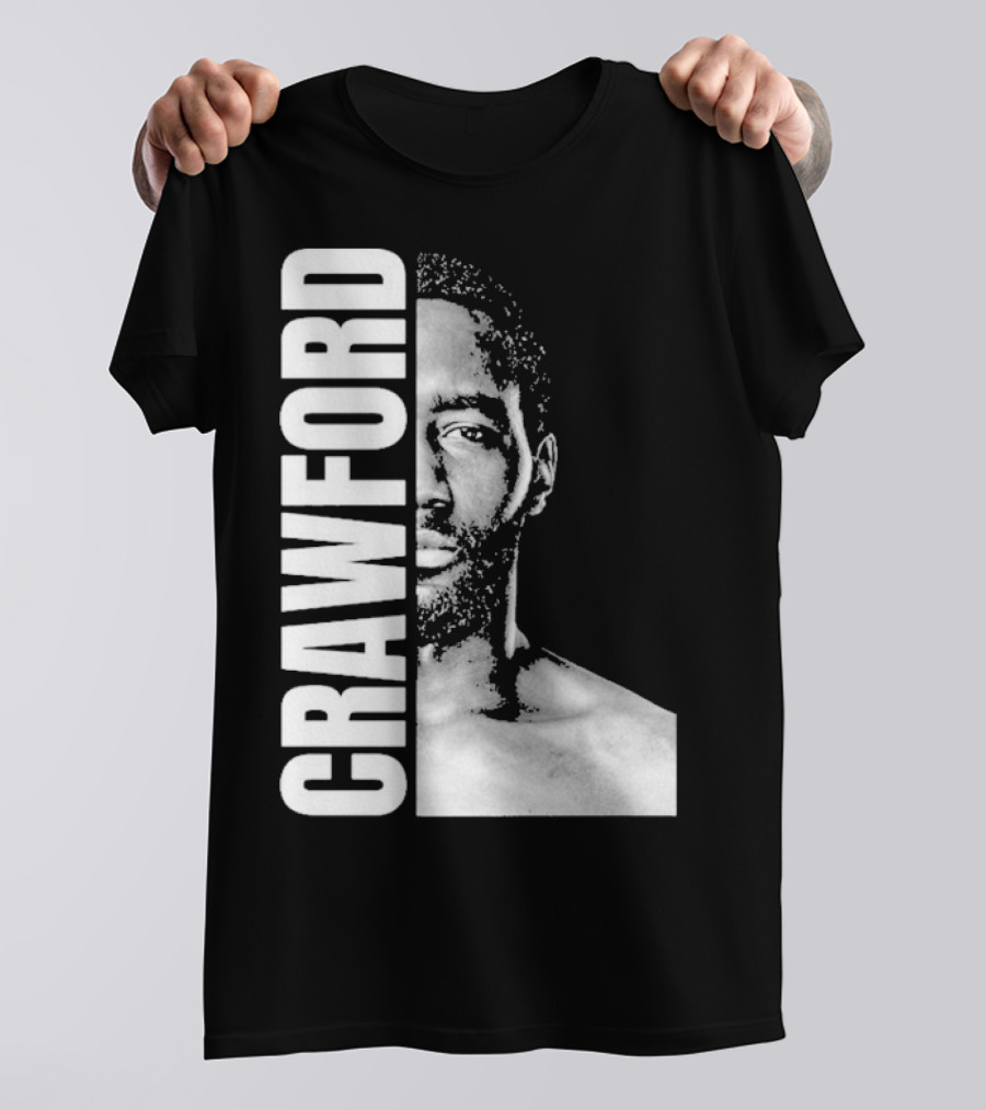 Crawford Face Of Boxing Terence Black And White Style T-Shirt