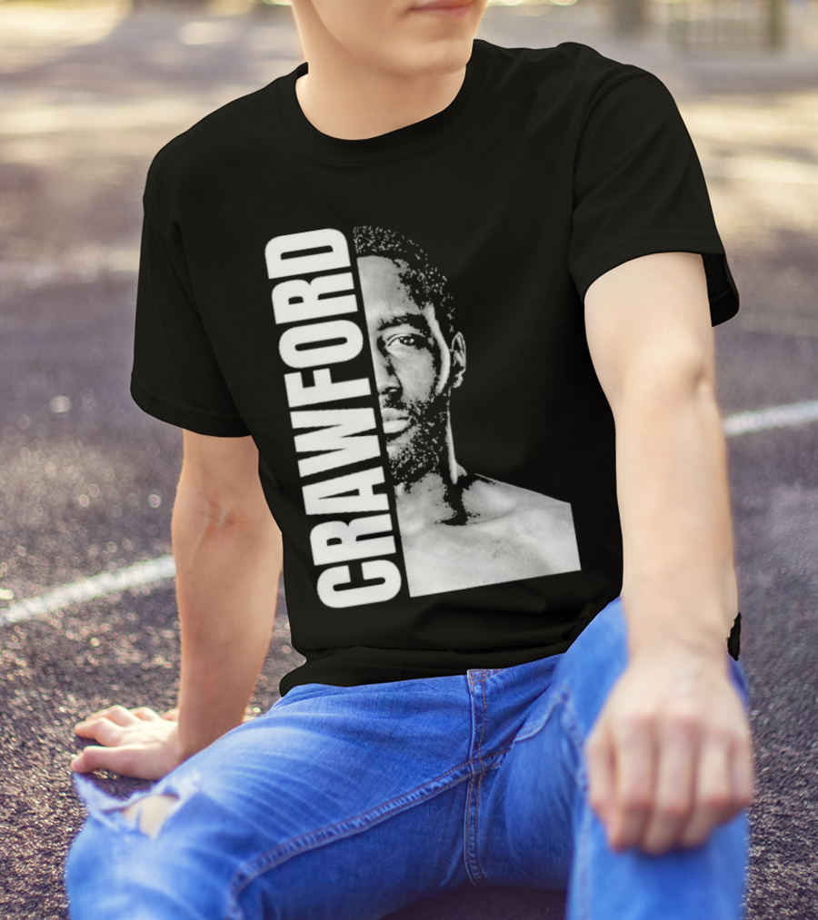Crawford Face Of Boxing Terence Black And White Style T-Shirt