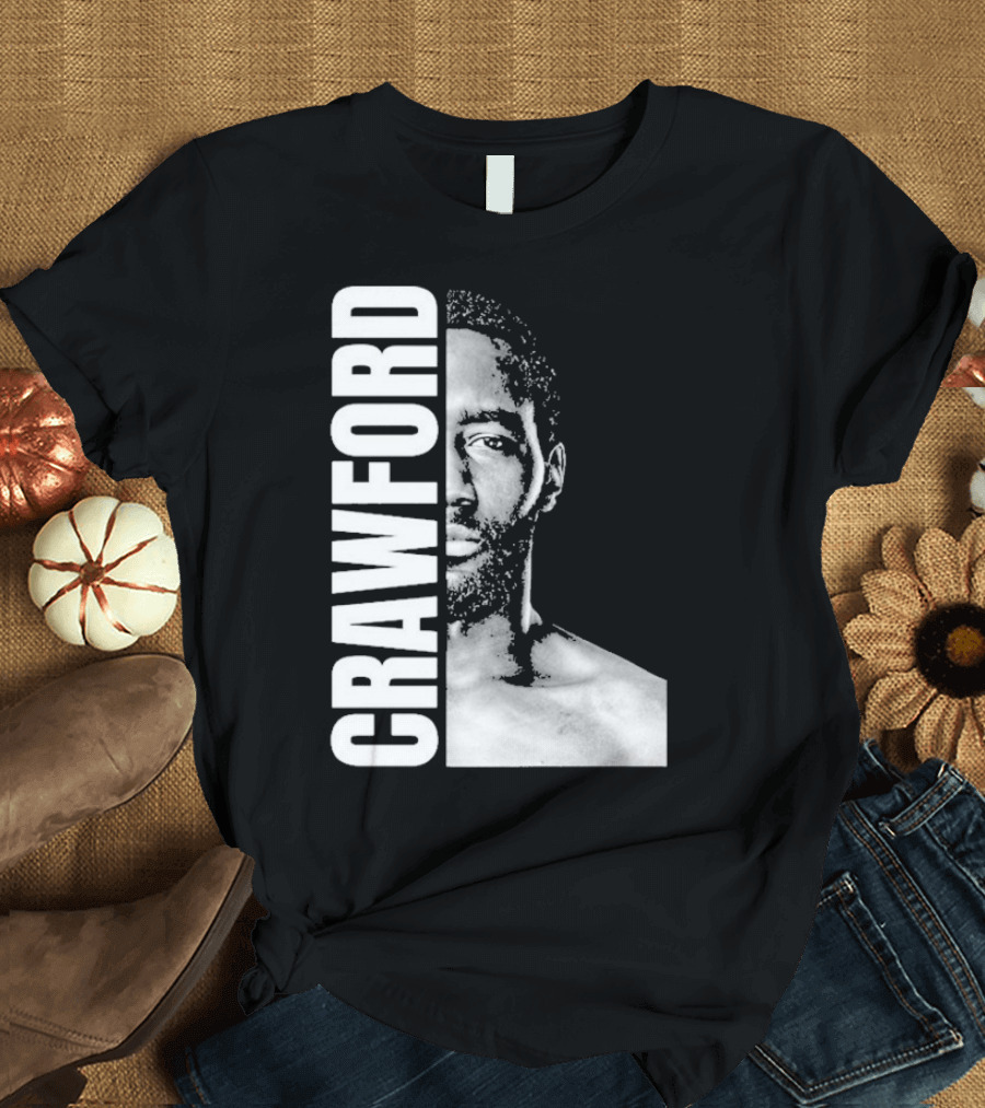 Crawford Face Of Boxing Terence Black And White Style T-Shirt
