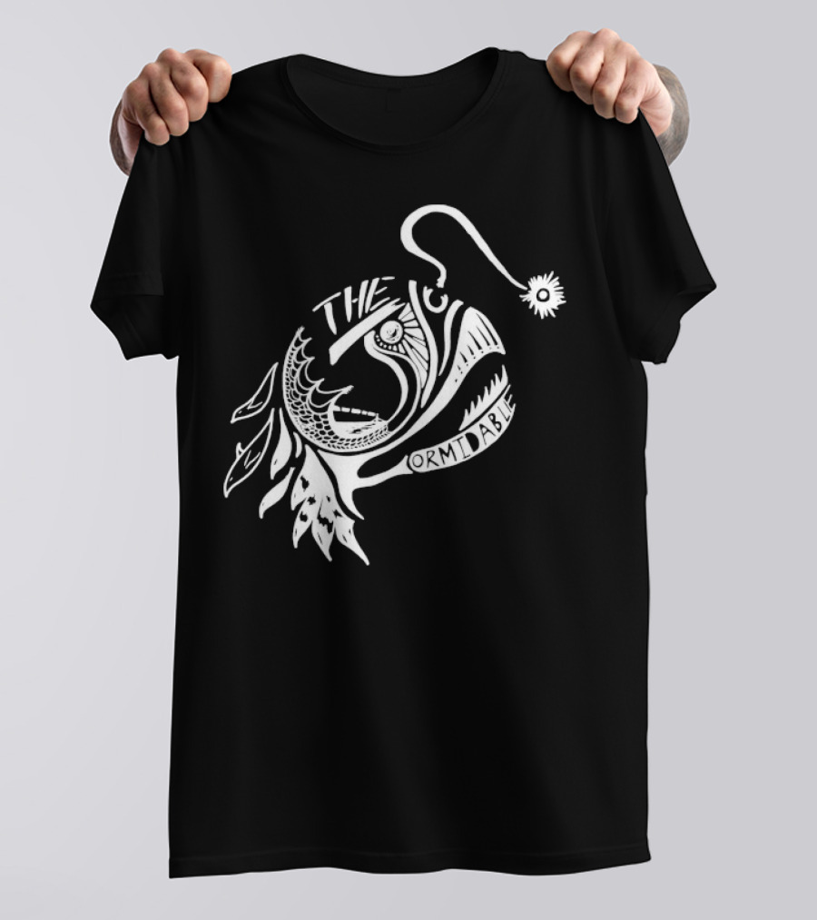 The Joy Formidable MC Fish Unique Anglerfish Art T-Shirt