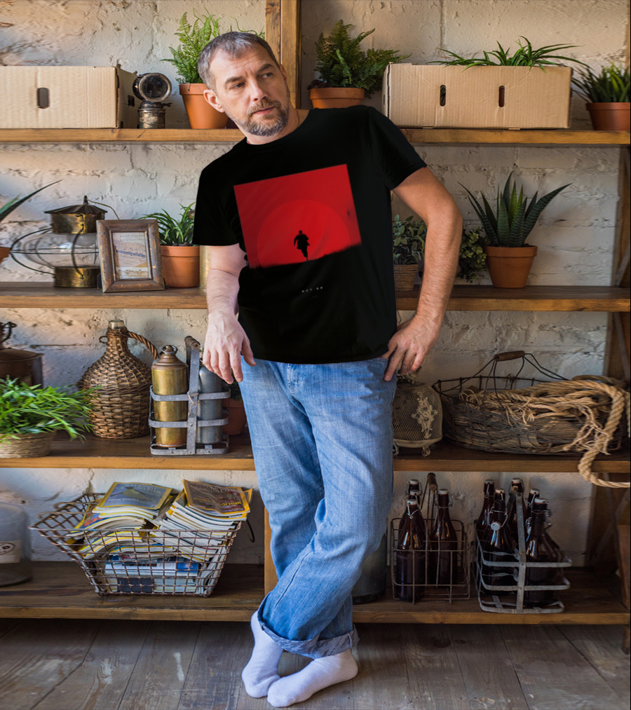 Tycho Scott Hansen October 22 2025 Running Figure Red Circle T-Shirt