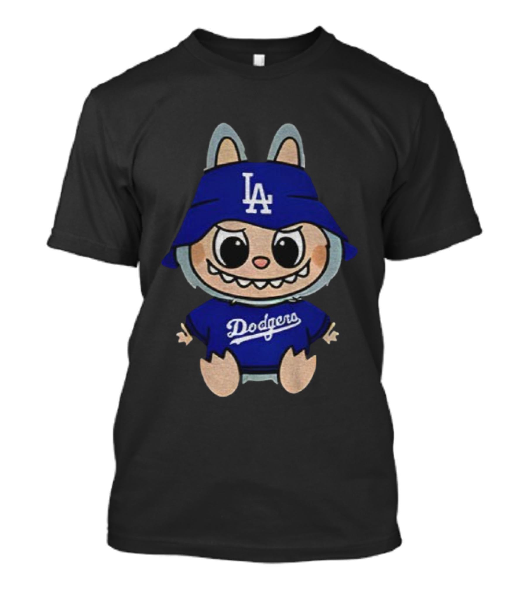 Funny Labubu Los Angeles Dodgers World Series 2025 Champions Meme T-Shirt
