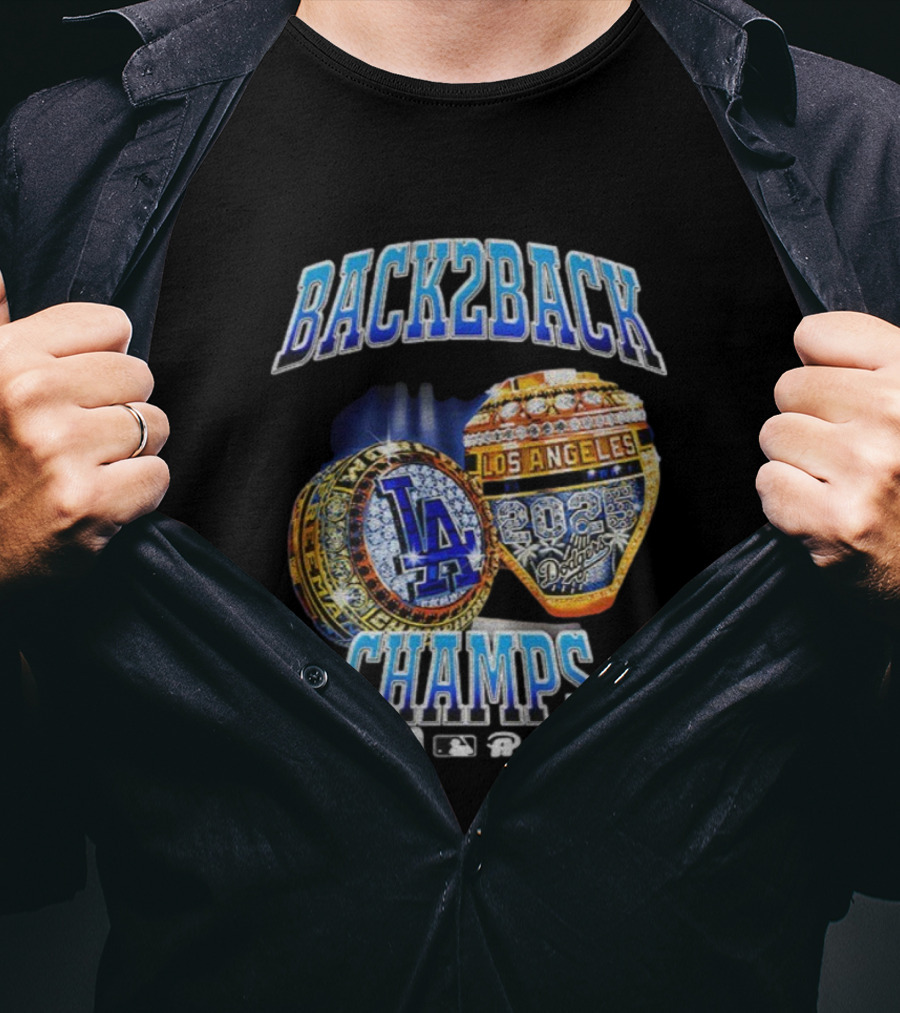 Back2Back Los Angeles 2025 Dodgers Champs T-Shirt