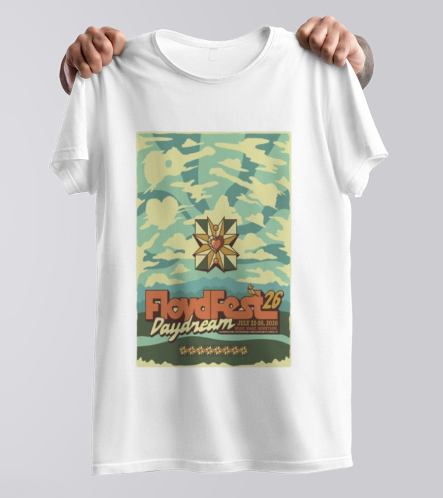 FloydFest 2026 Daydream Music Magic Mountains July 22-26 Event T-Shirt