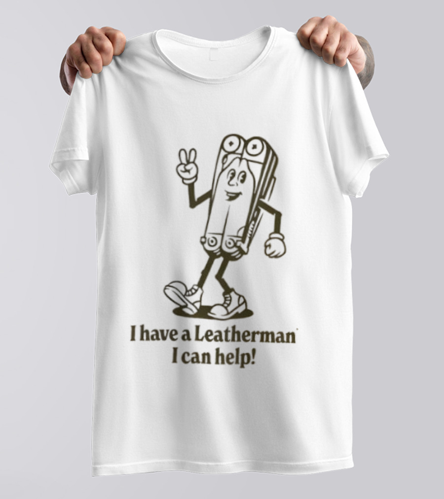 I Have A Leatherman I Can Help Cartoon Character T-Shirt