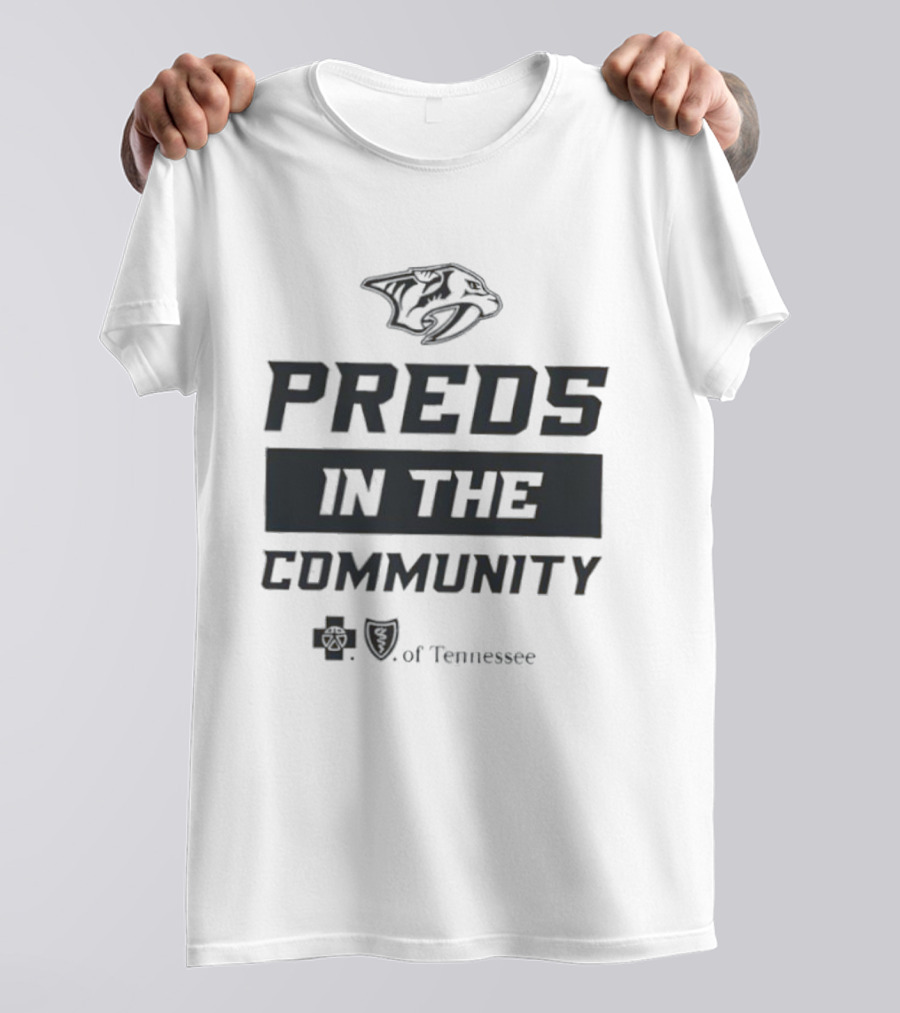Nashville Predators Preds In The Community Tennessee T-Shirt