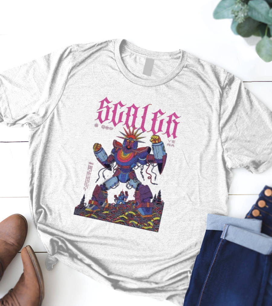 Scaler Groningen Netherlands 2025 Event VERA December 6 Retro Robot Art T-Shirt