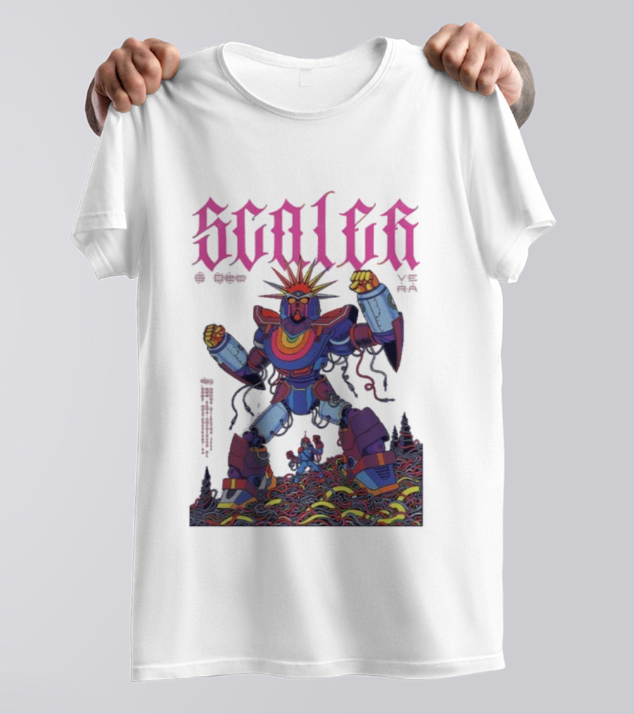 Scaler Groningen Netherlands 2025 Event VERA December 6 Retro Robot Art T-Shirt