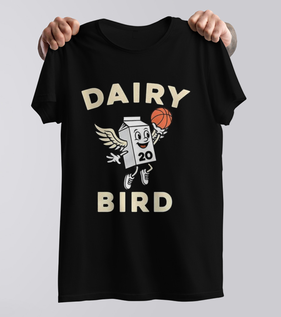 Milwaukee Bucks Dairy Bird Basketball AJ Green Dairyland 20 T-Shirt
