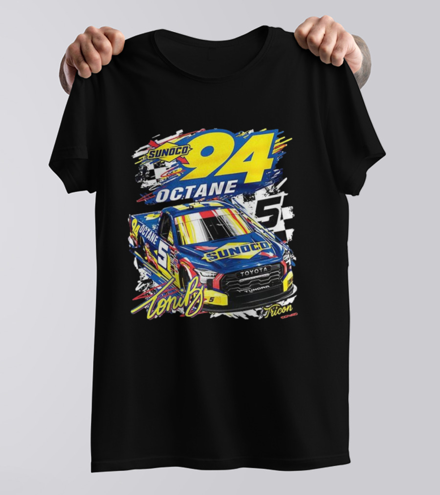 Sunoco Octane 94 Toni Breidinger Toyota Tundra 5 Tricon 2025 T-Shirt