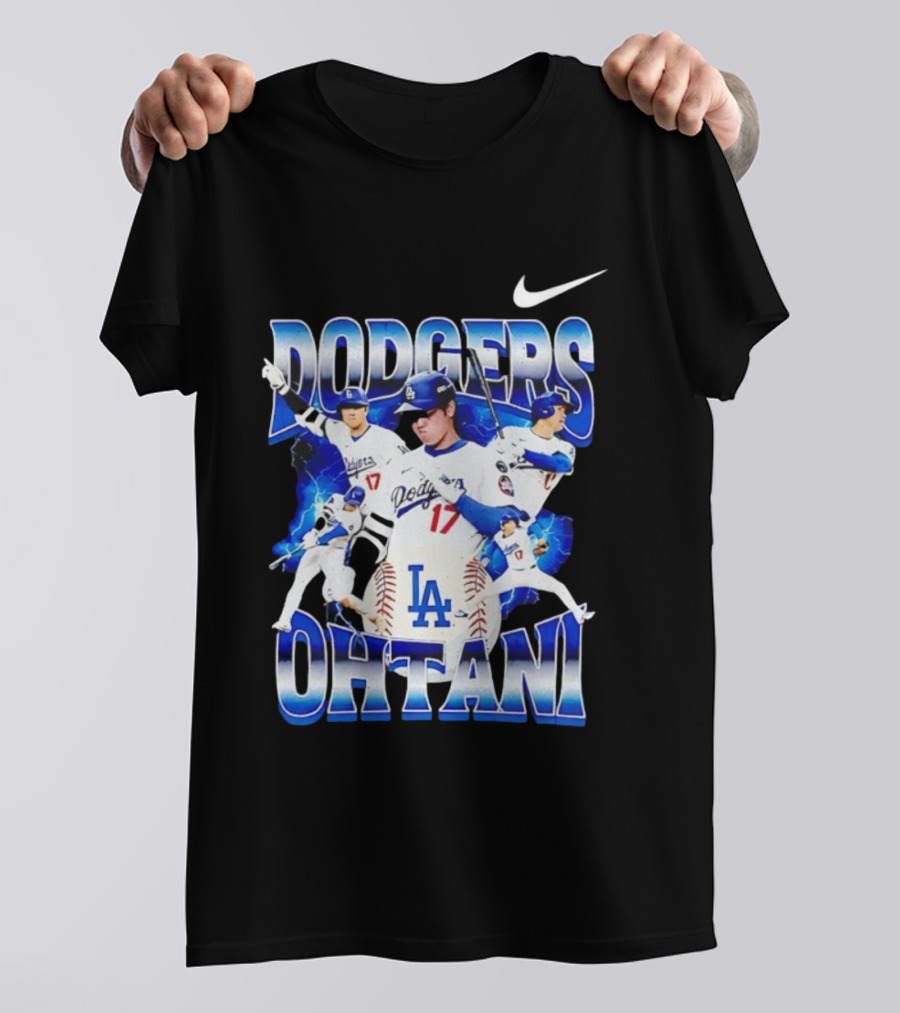 Los Angeles Dodgers Shohei Ohtani Baseball Nike MLB Icons T-Shirt