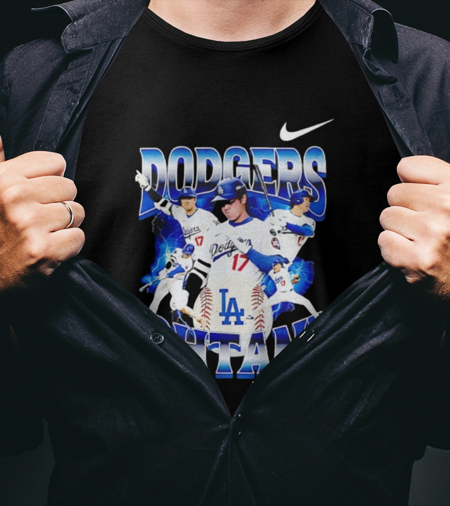 Los Angeles Dodgers Shohei Ohtani Baseball Nike MLB Icons T-Shirt