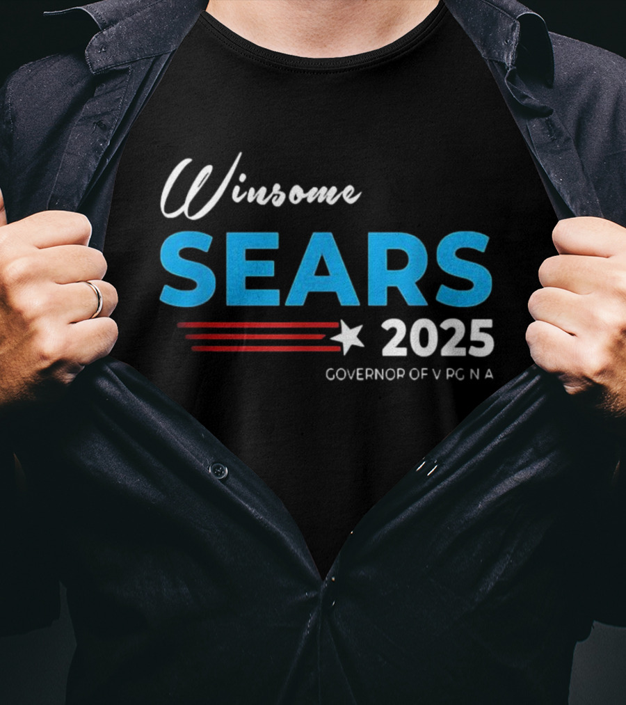 Winsome Sears Governor Of Virginia 2025 Election Campaign T-Shirt