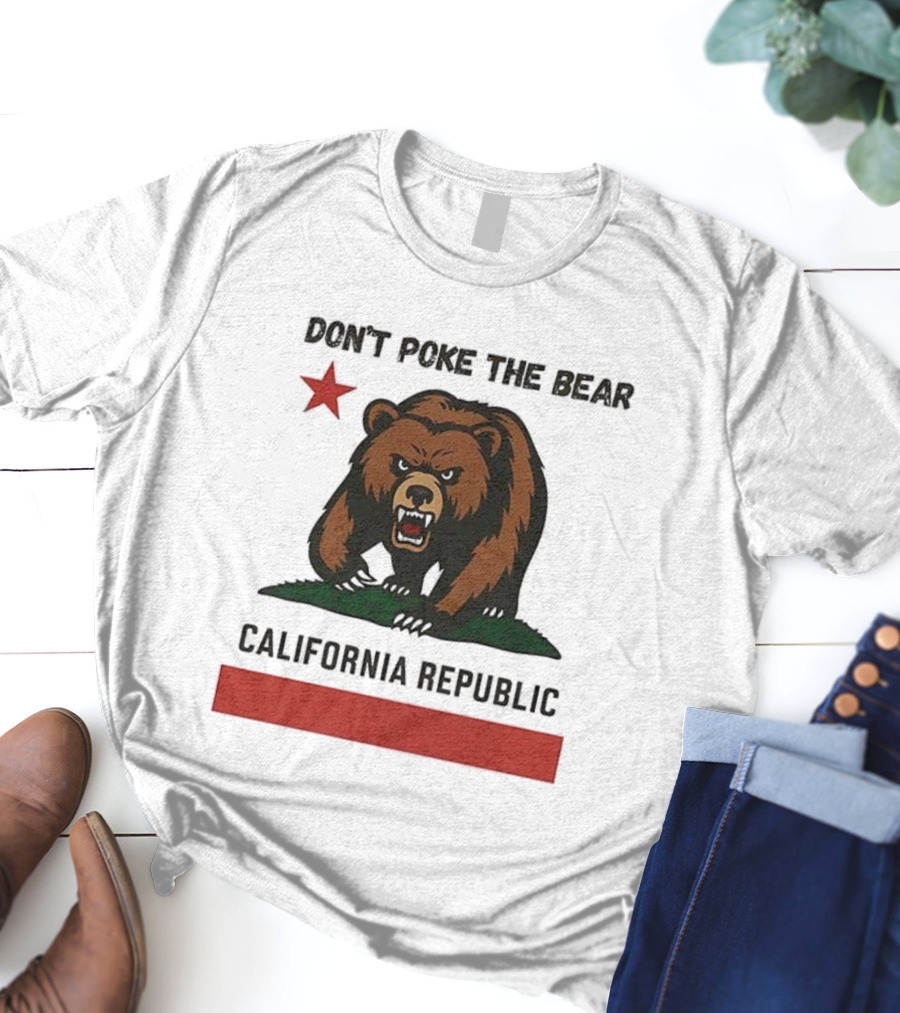 Don’t Poke The Bear California Republic Star Icon T-Shirt