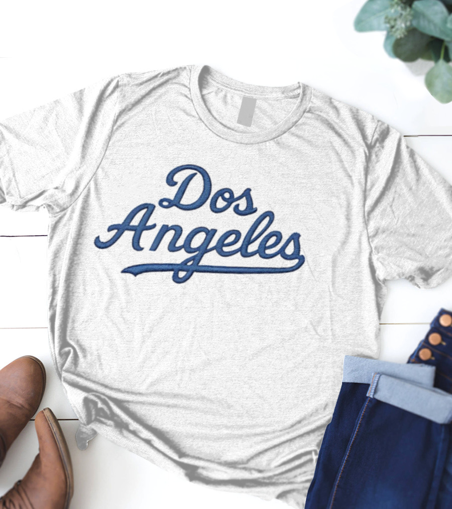 Dos Angeles Funny Los Angeles Dodgers Cultural Twist T-Shirt