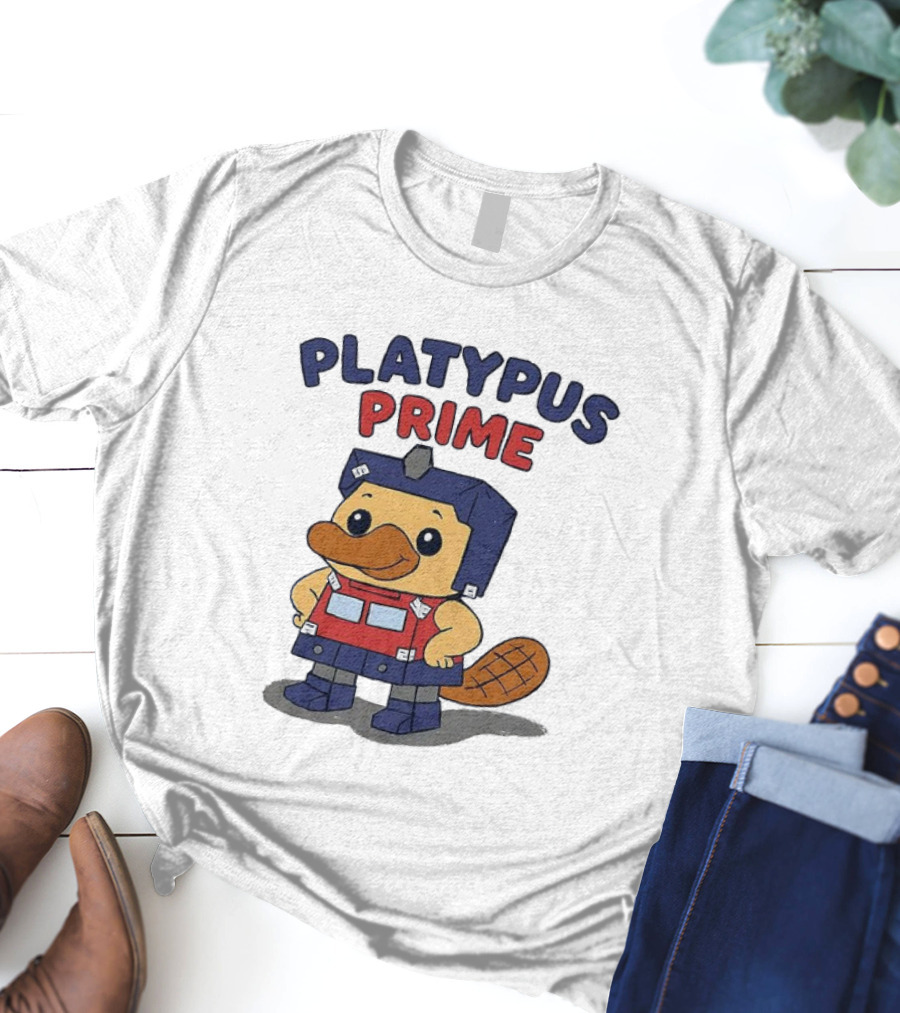 Platypus Prime Optimus Transformers Cute Crossover T-Shirt