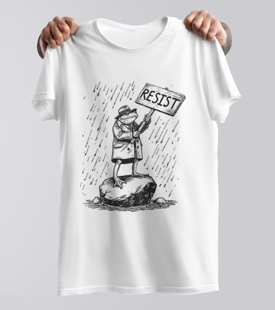 Portland Frog Resist Freedom Anti MAGA Anti Trump T-Shirt