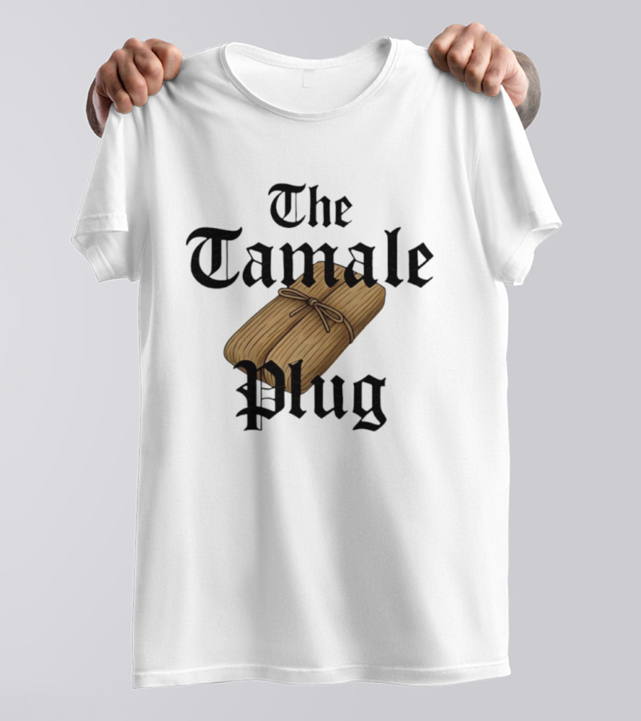 The Tamale Plug Wrapped Corn Husk Icon T-Shirt