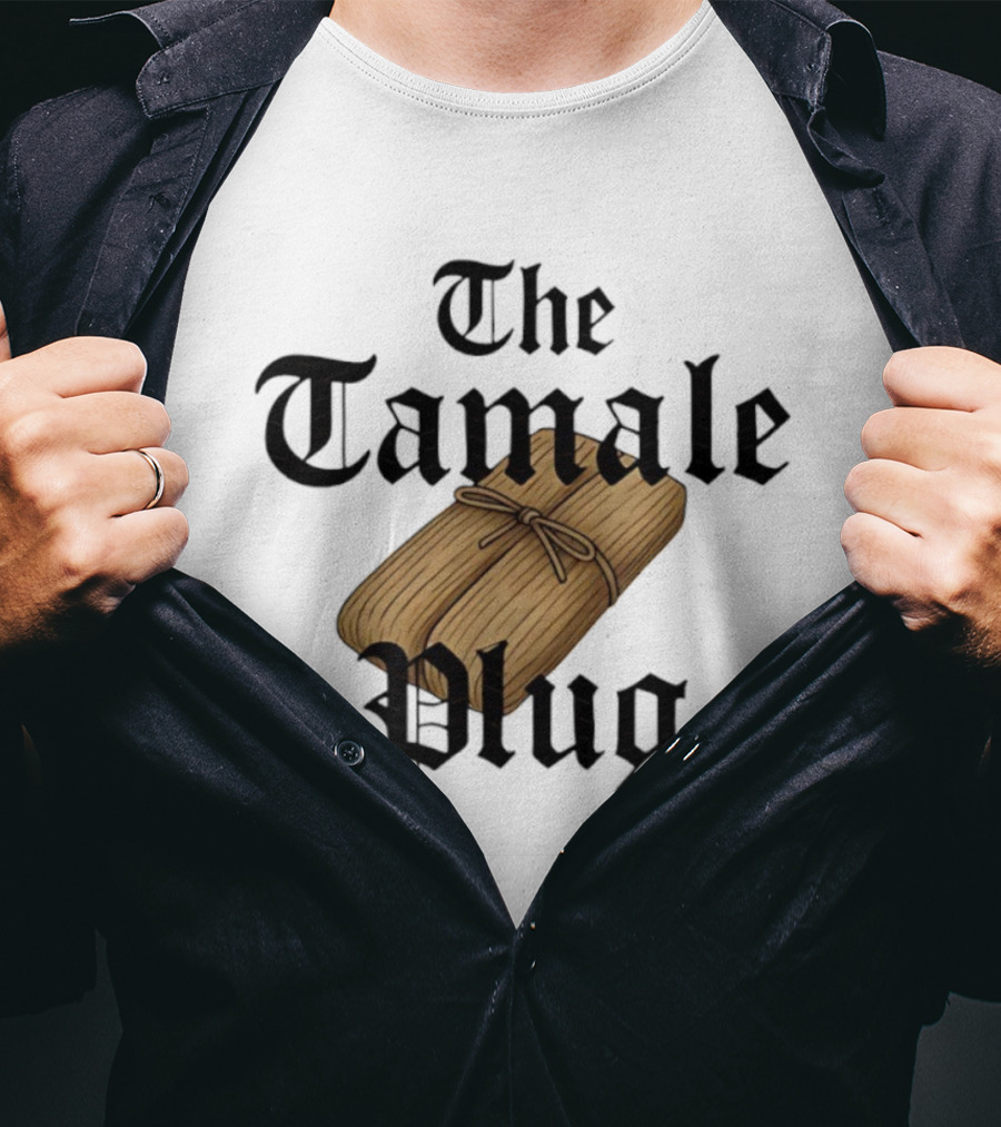 The Tamale Plug Wrapped Corn Husk Icon T-Shirt