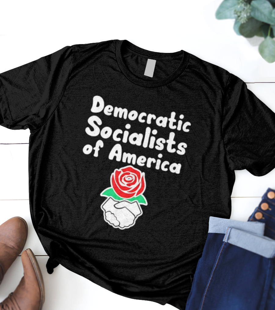 Democratic Socialists Of America Rose Emblem T-Shirt
