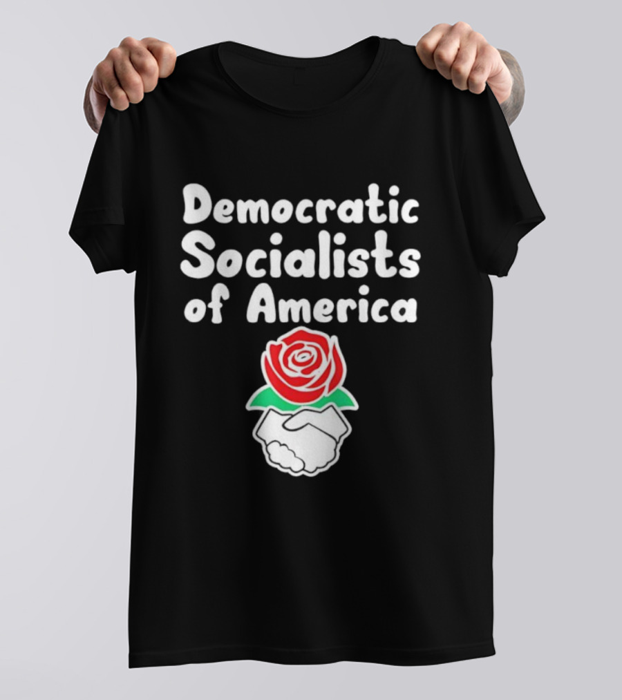 Democratic Socialists Of America Rose Emblem T-Shirt