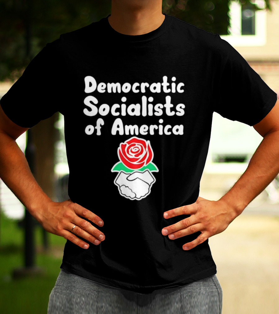 Democratic Socialists Of America Rose Emblem T-Shirt
