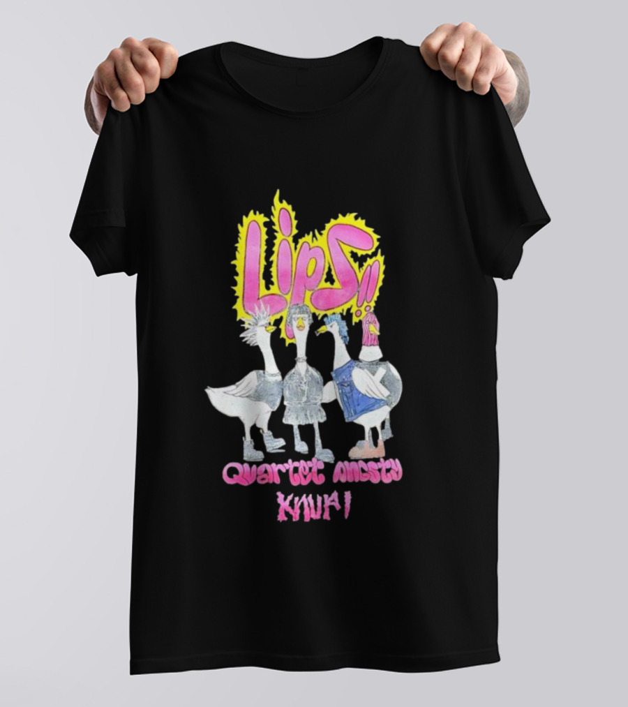 Lips Quartet Ancstry KNUF Ducks Dressed T-Shirt