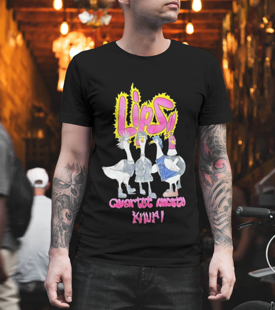 Lips Quartet Ancstry KNUF Ducks Dressed T-Shirt