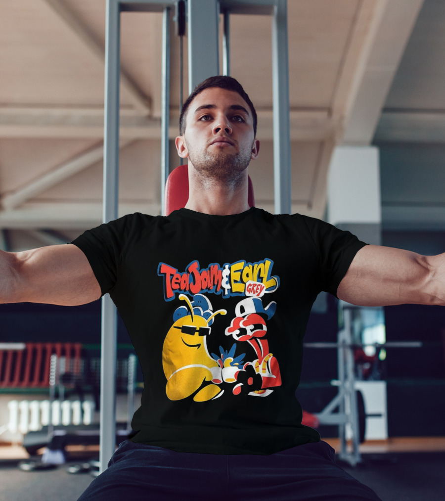 Tea Jam And Earl Grey Nostalgic Video Game Tribute T-Shirt