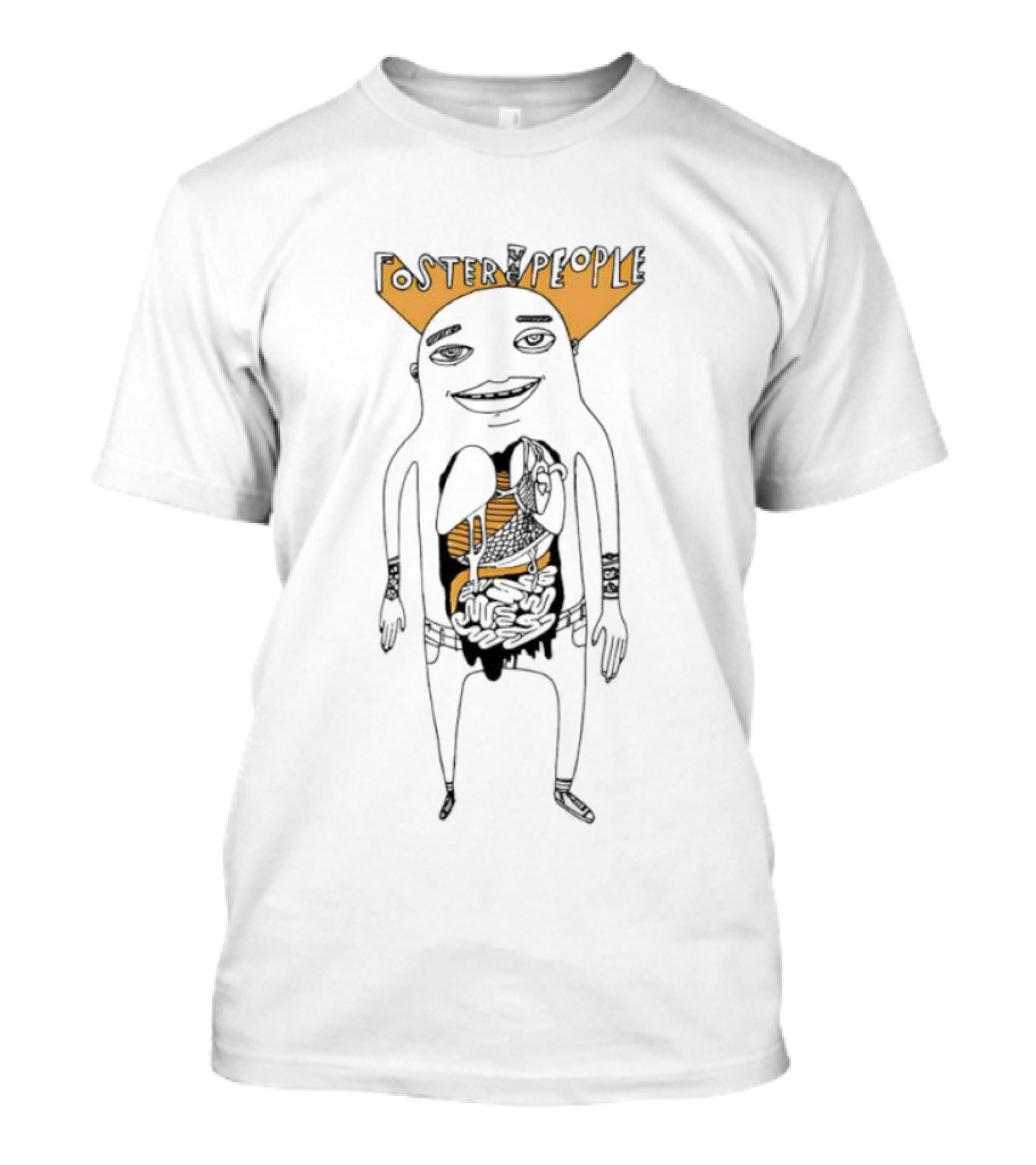 Foster The People Yellow Monster Organ T-Shirt