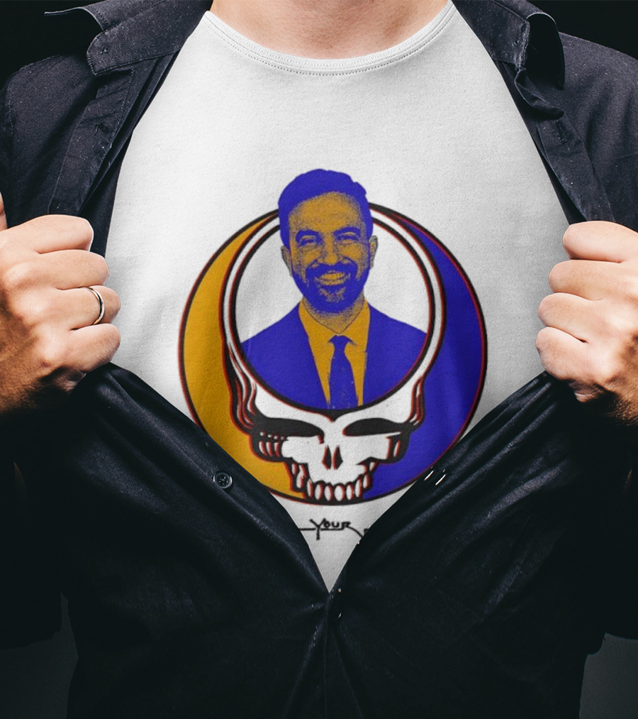 Steal Your Face X Zohran Mamdani Logo T-Shirt