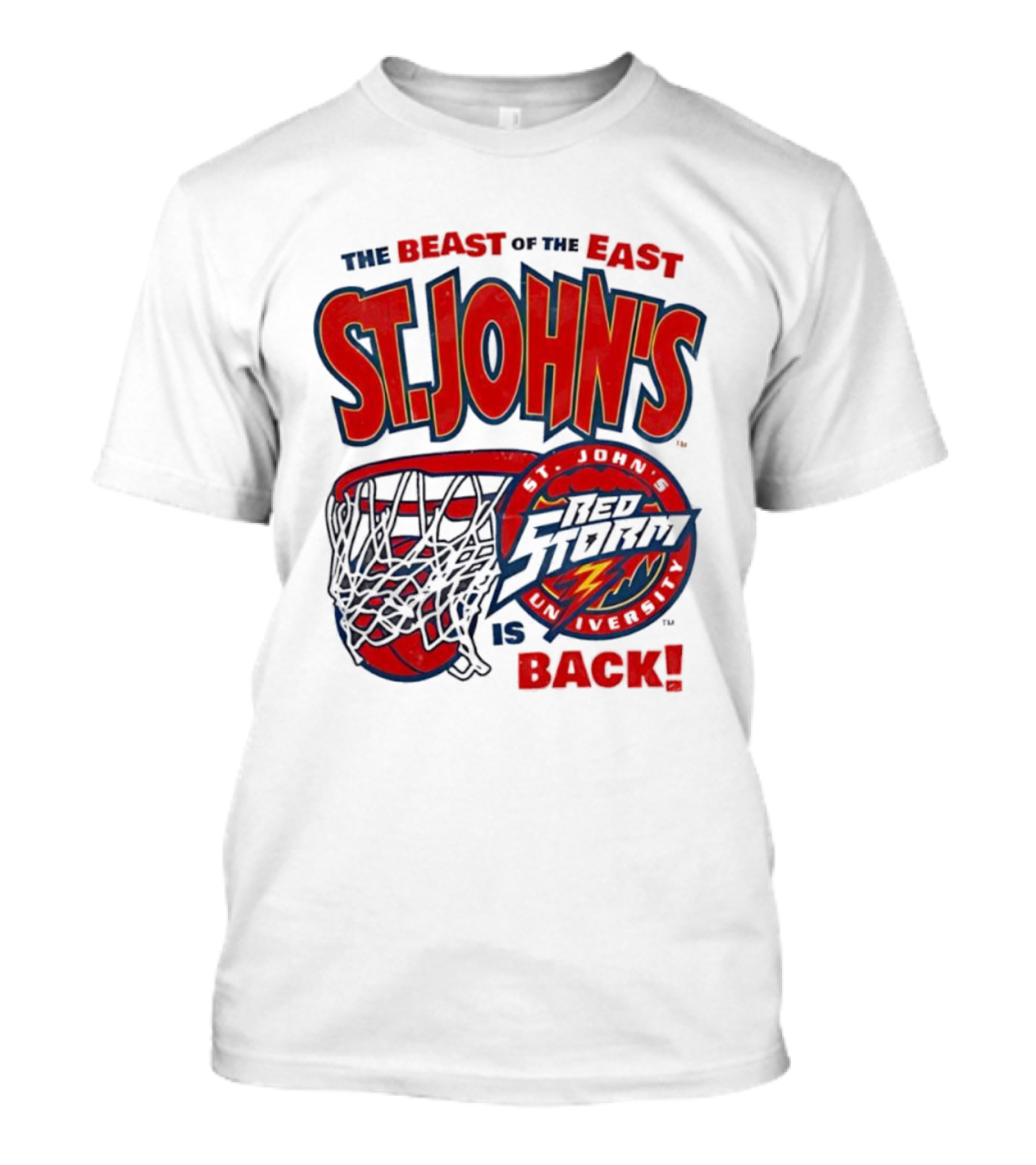 St. John's Red Storm The Beast Of The East Is Back T-Shirt