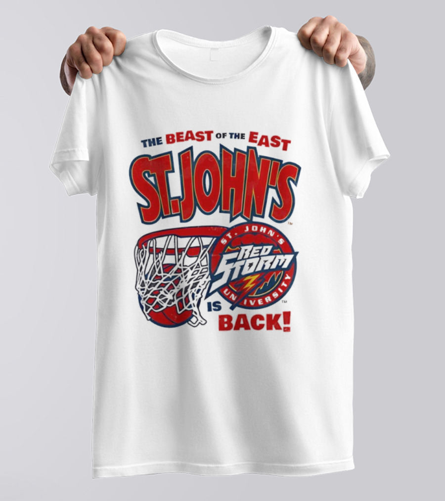 St. John's Red Storm The Beast Of The East Is Back T-Shirt