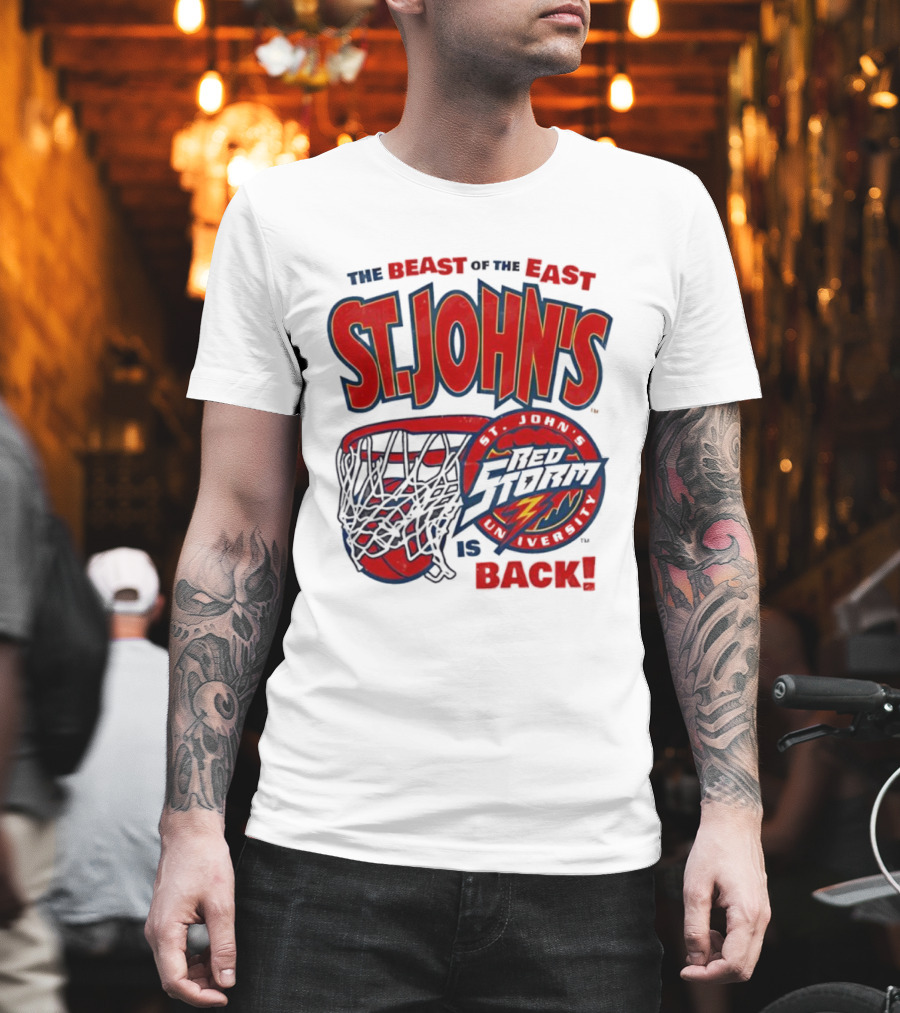 St. John's Red Storm The Beast Of The East Is Back T-Shirt