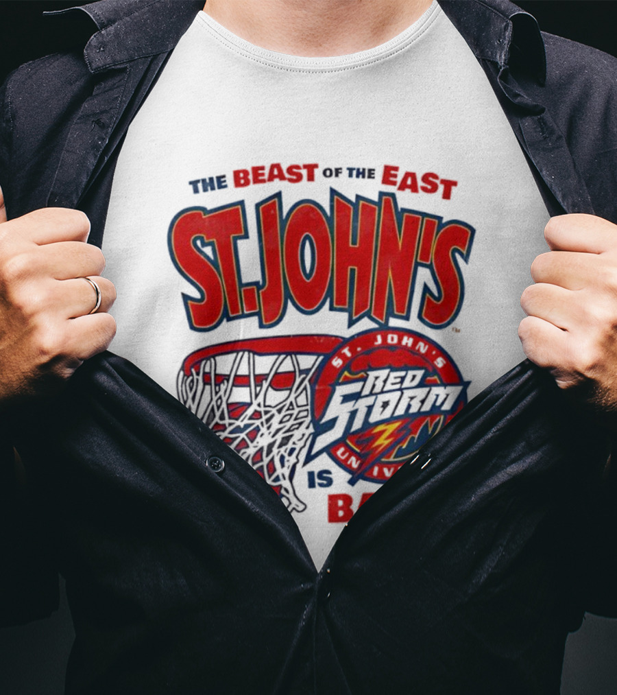 St. John's Red Storm The Beast Of The East Is Back T-Shirt