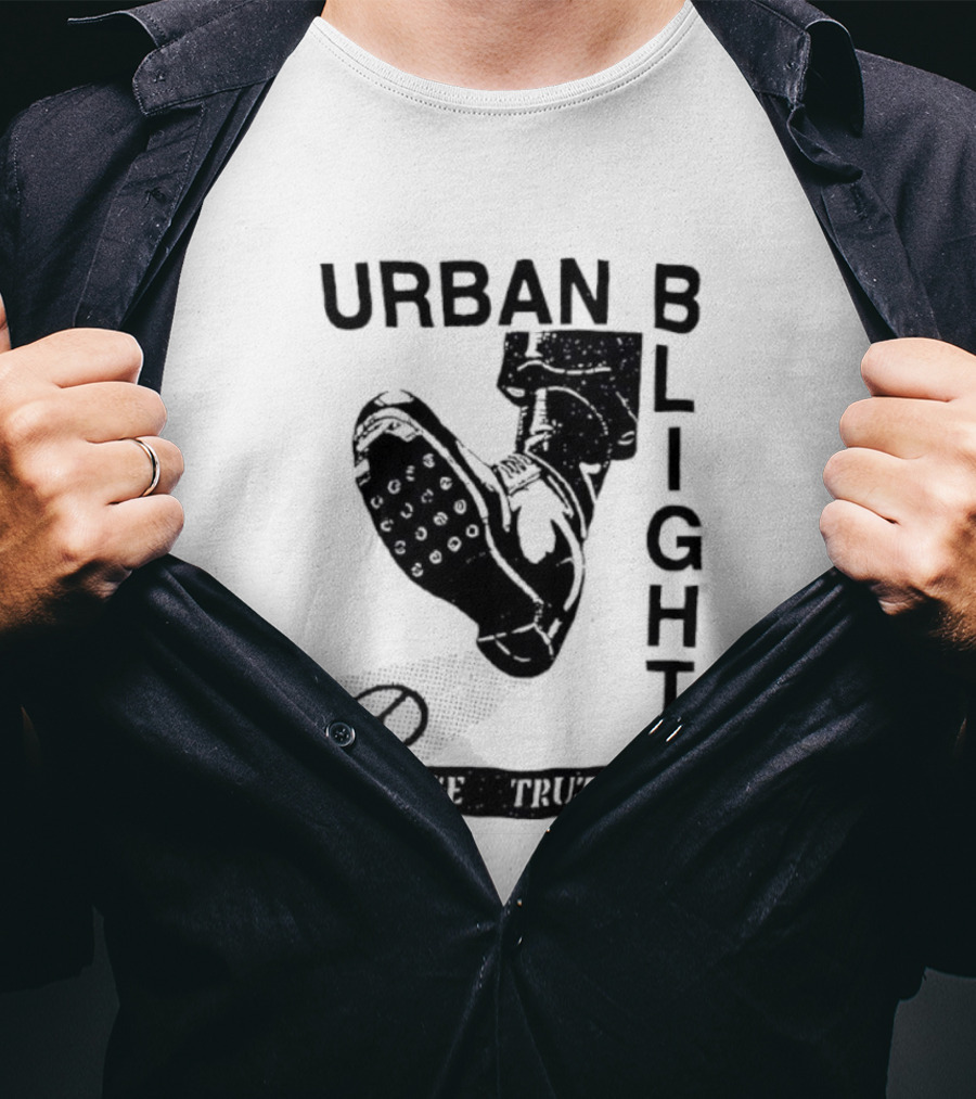 Urban Blight Boot False Truths Stars Sneaker Kick T-Shirt