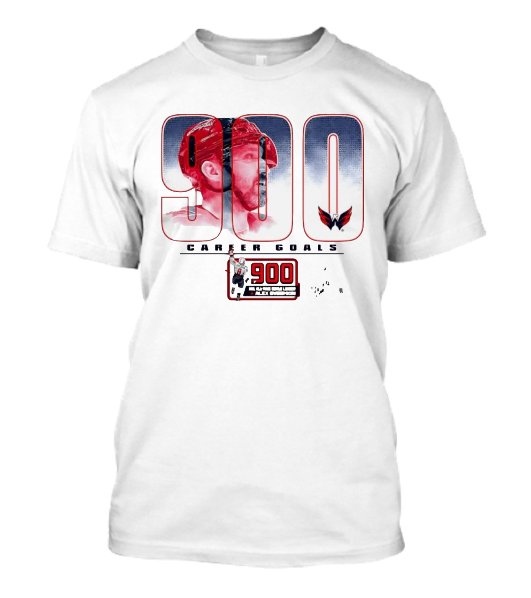 Washington Capitals Alexander Ovechkin 900 Career Goals T-Shirt