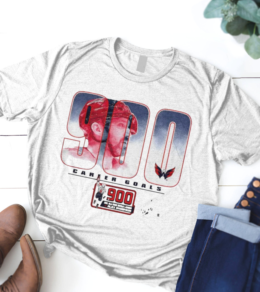 Washington Capitals Alexander Ovechkin 900 Career Goals T-Shirt