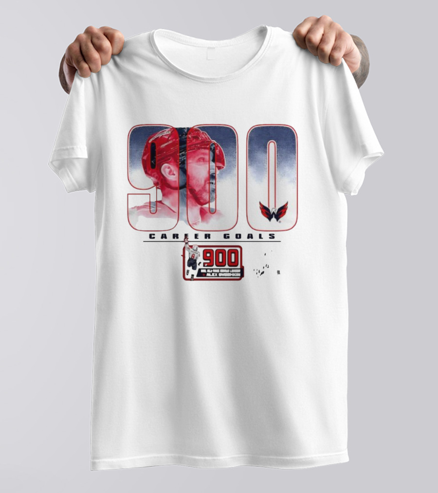 Washington Capitals Alexander Ovechkin 900 Career Goals T-Shirt