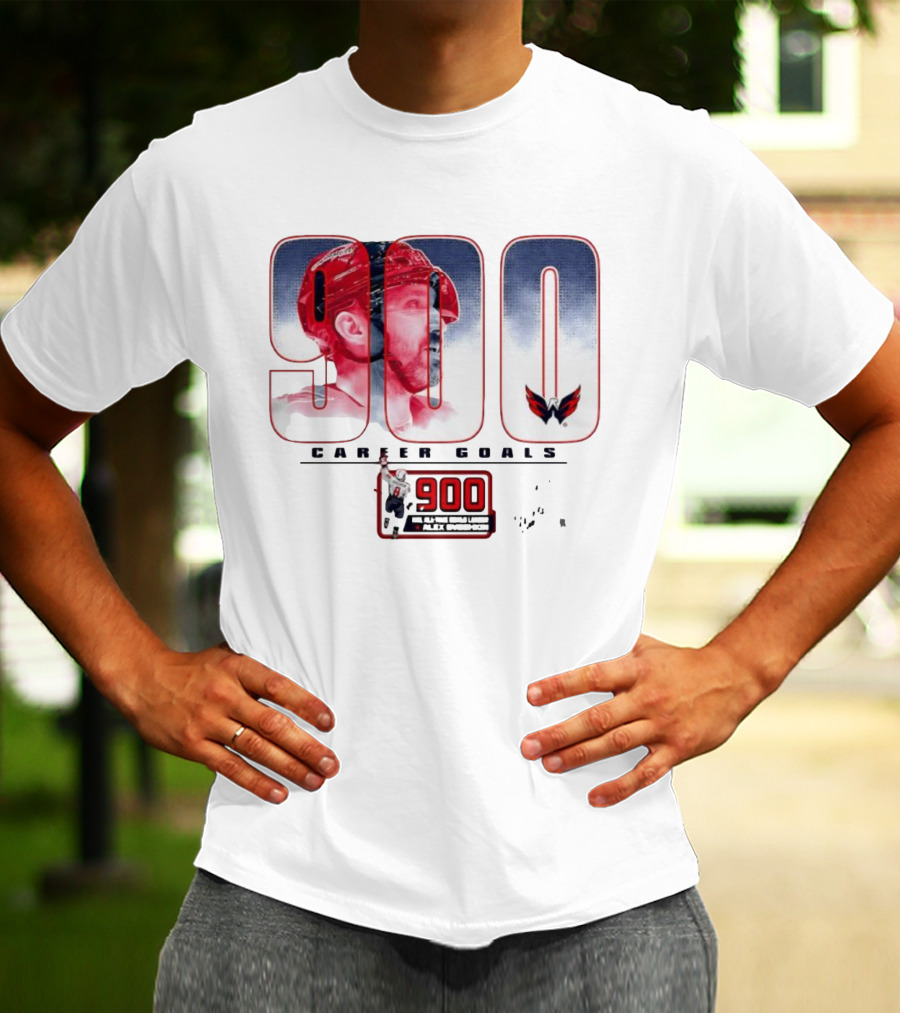 Washington Capitals Alexander Ovechkin 900 Career Goals T-Shirt