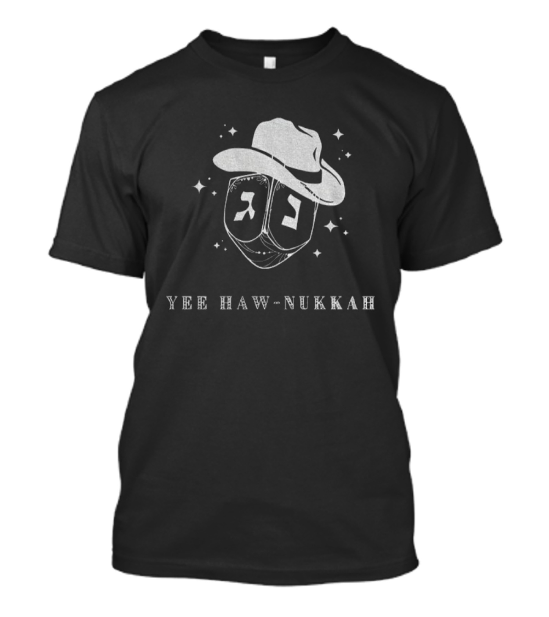 Yee Haw-Nukkah Cowboy Dreidel Festival Of Lights Hanukkah Holiday T-Shirt