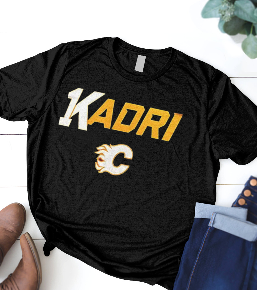 Calgary Flames Kadri 1000th NHL Game 2025 T-Shirt