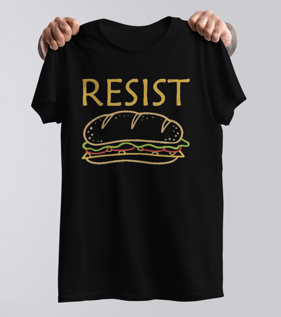 Resist Sandwich Guy Anti Ice Sub Roll Resistance T-Shirt
