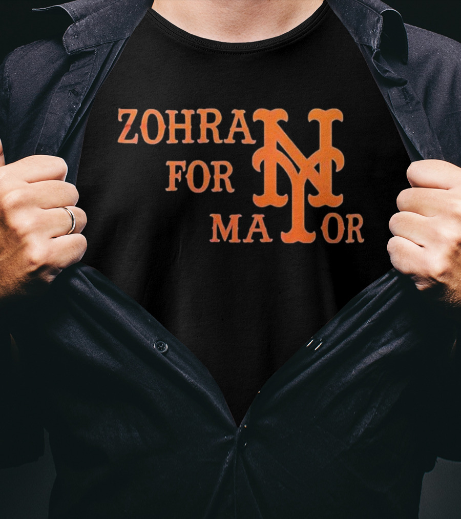 ZOHRAN FOR MAYOR NEW YORK METS NY T-Shirt